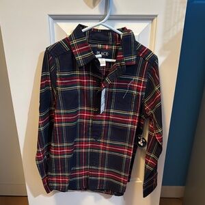 The Children's Place Plaid Kids Shirt - Red and Blue